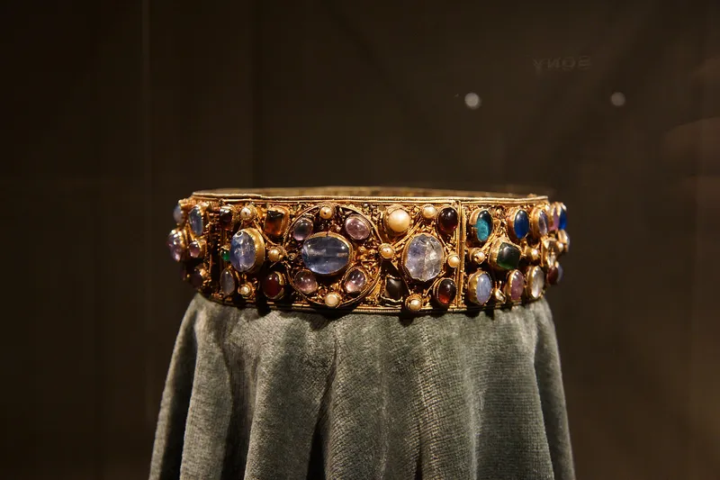 Crowns and regalia in the Treasury of the Munich Residenz